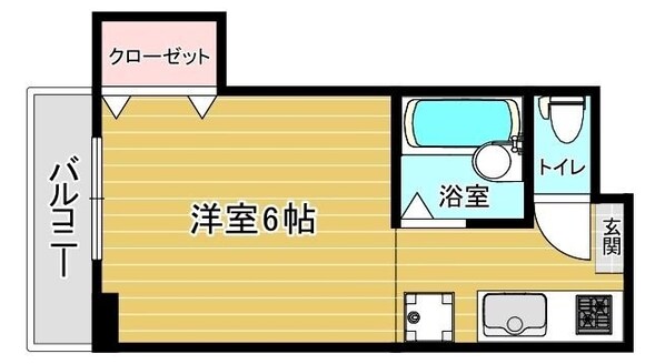 スリム箱崎の物件間取画像